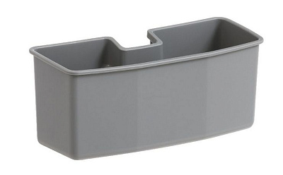 Корзина боковая для тележки серии NICKITA, цвет серый