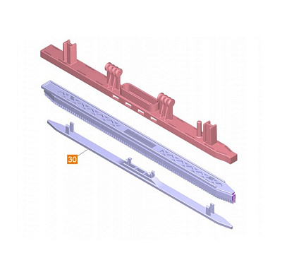 ЗАЖИМ ВСАСЫВАЮЩЕЙ ПЛАНКИ BR