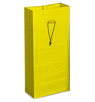 Мешок с молнией 150 л желтый