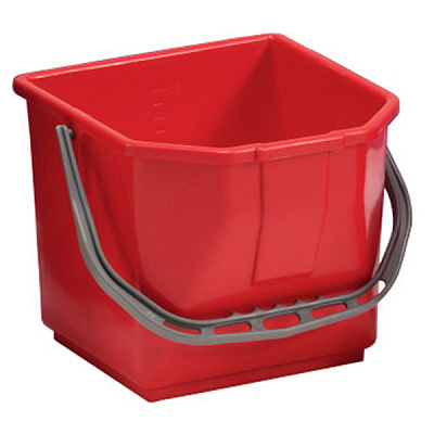 Ведро без отжима Moplen, 15 л., красное