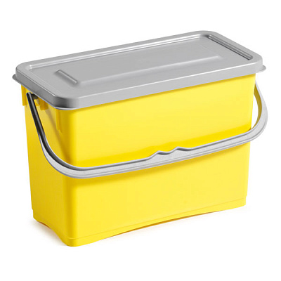 Ведро с герметичной крышкой Hermetic, 8 л., желтое