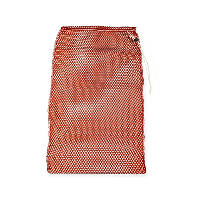 Мешок для стирки мопов сетчатый со шнурком, красный, полиэстер, 20л