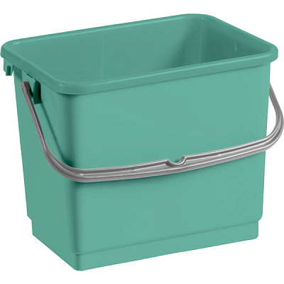 Ведро для мытья полов 4 л., зеленое, без отжима