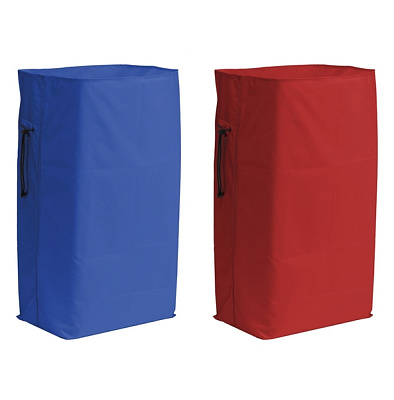 Мешок со шнурком пластифицированный, 150 л, синий