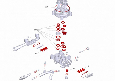 КОМПЛЕКТ УПЛОТНИТЕЛЕЙ HD