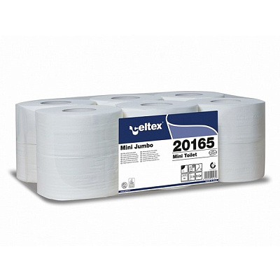 Туалетная бумага Mini Toilet двухслойная (1 пачка х 12 рулонов)