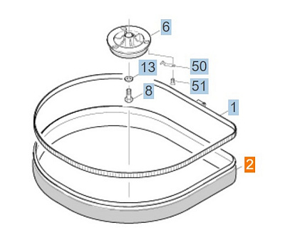 КОЖУХ БРЫЗГОЗАЩИТНЫЙ BD 530 XL