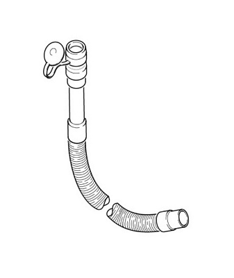 ШЛАНГ СЛИВНОЙ ДЛЯ B, BD/BR