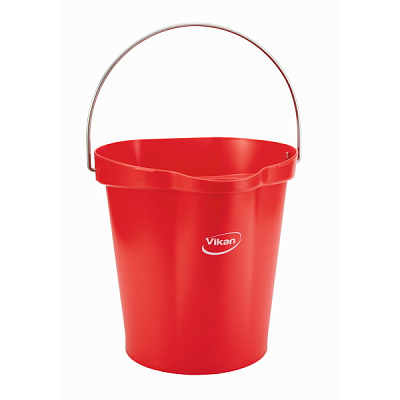 Ведро 12 л, красное