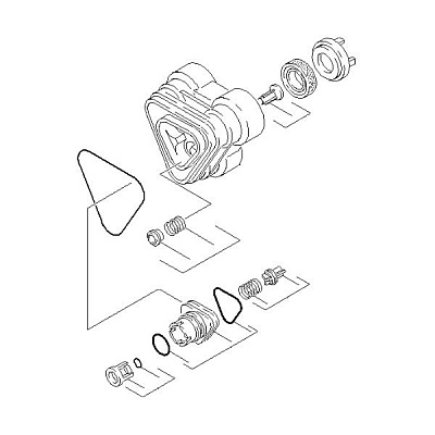 Комплект головки цилиндра, K3