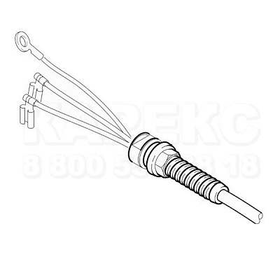 Сетевой кабель со штекером, K2-K5