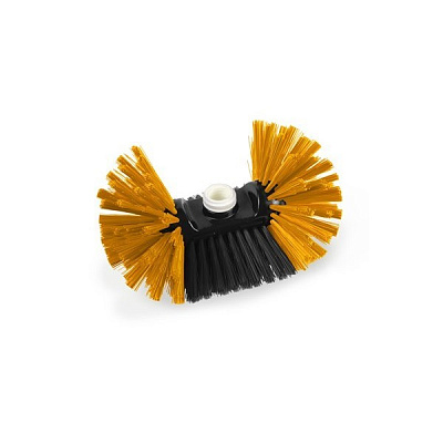 Щётка паутинная, 290 мм, жесткий и мягкий ворс, чёрная