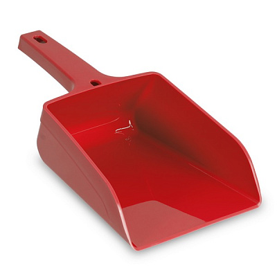 Совок с короткой ручкой, 1 л, красный