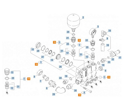 Ремонтный комплект HD 60/6