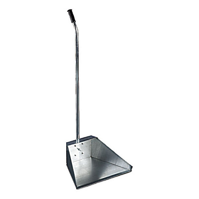 Совок для мусора, металл, 35 см, с ручкой