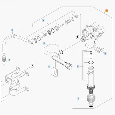 Помпа в сборе, K2 [7]