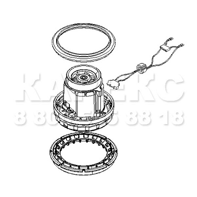 Вакуум-мотор 1600 Вт