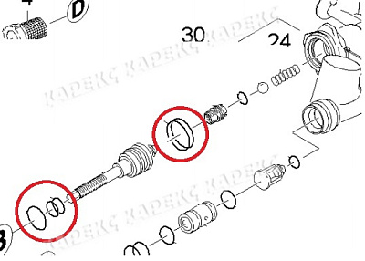 Комплект уплотнений