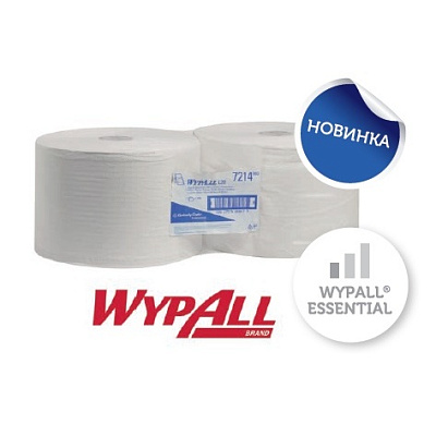 Протирочные салфетки Wypall L20 - Рулон / Белый