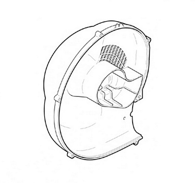 КОЖУХ ВЕНТИЛЯТОРА HDS