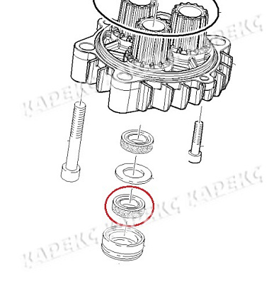 Прокладка н/д 16 x 24 x 4