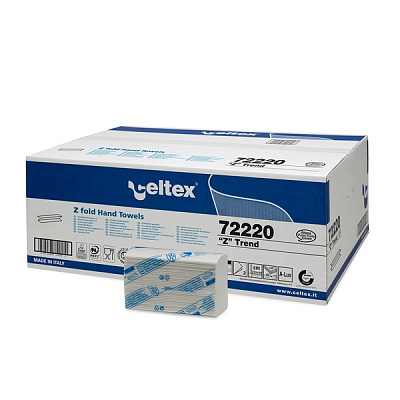 Бумажные полотенца TREND-Z FOLDED HAND TOWEL, двухслойные (1 упк. x 25 пачек)