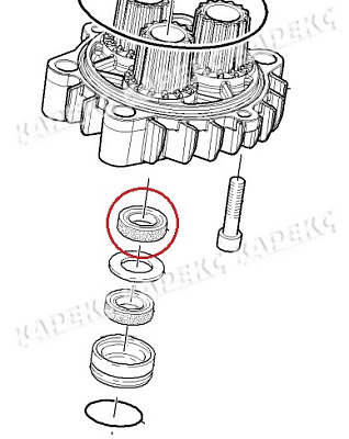 Сальник 16 х 24 х 7