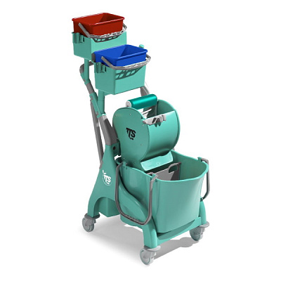 Уборочная тележка Nick Plus 80, 28 л., диаметр колес 80 мм.