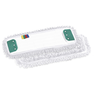 Моп Microriccio, с держателями, микрофибра, 40 см, белый