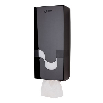 Диспенсер Megamini для сложенной туалетной бумаги, черный