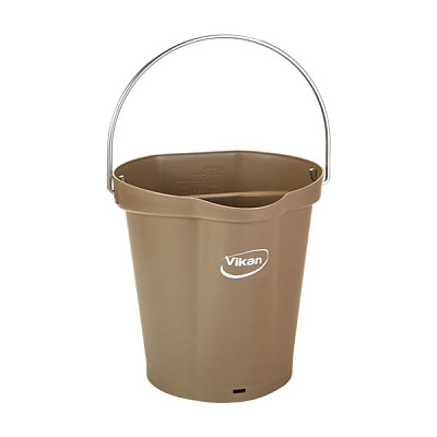 Ведро 6 л, коричневое