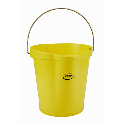 Ведро 12 л, жёлтое