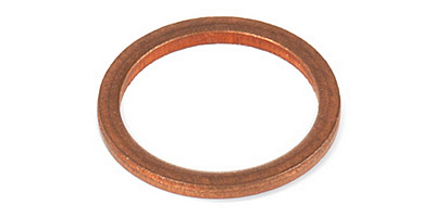 Кольцо медное 12x15,5