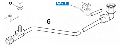 Патрубок высокого давления HDS 1195