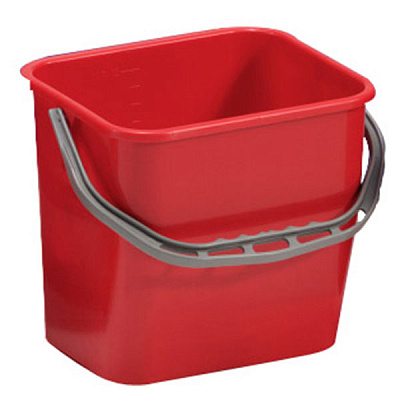 Ведро без отжима Moplen, 12 л., красное