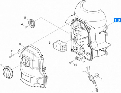 КРЫШКА ЭЛЕКТРИЧЕСКОЙ КОРОБКИ