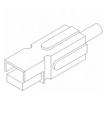 КОРПУС ШТЕКЕРА 75 А, КРАСНЫЙ