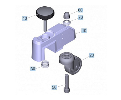 РЕМКОМПЛЕКТ ОПОРНОГО РОЛИКА ВСАСЫВАЮЩЕЙ БАЛКИ
