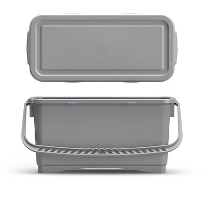 Ведро с герметичной крышкой Hermetic, 20 л., серое