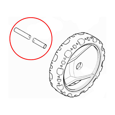 Ось колеса, K6-K7