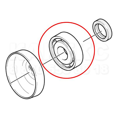 Шарикоподшипник, K3