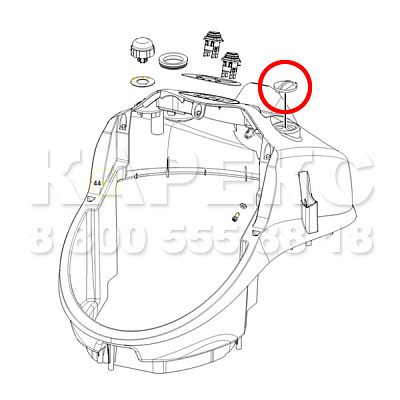 Крышка бака SV 1902