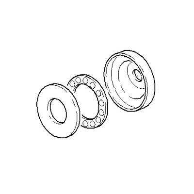 Косая шайба с подшипником, K3-K5