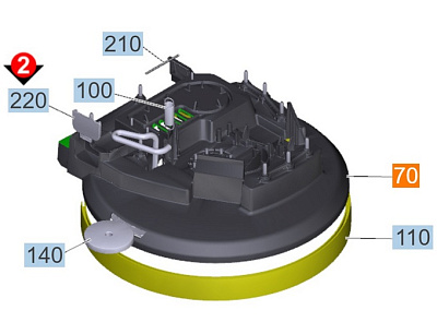 КРЫШКА ЩЕТКИ D 51