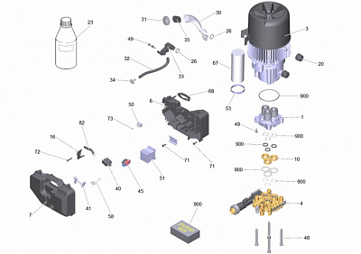 НАБОР ДЛЯ ПОМПЫ HD