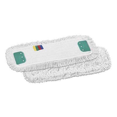 Моп с держателями, полиэстер-хлопок, 40 см, белый