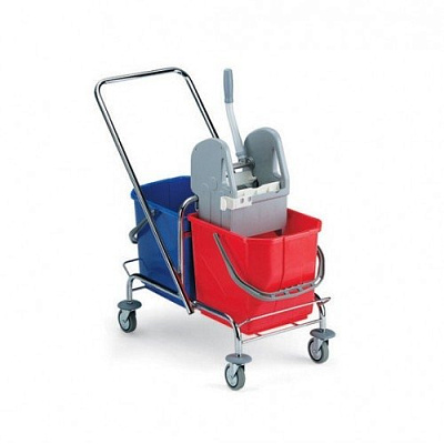 Уборочная тележка Sam 30, двухведерная