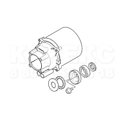 Двигатель в сборе, K5